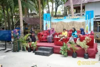 Salah satu kegiatan "Bincang Perempuan" dalam Festival Wowine 2024 di Wakatobi, Sulawesi Tenggara. Foto: Humas UI