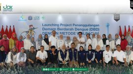 Metode Wolbachia Diluncurkan, Dinas Kesehatan DKI Jakarta Berharap Dapat Mempercepat Penurunan Angka Kasus Demam Berdarah. Foto: dinkes.jakarta.go.id