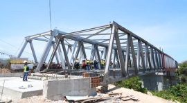 Pembangunan Duplikasi Jembatan Liliba di Kota Kupang, Provinsi NTT oleh Kementerian PUPR. Foto: Biro Komunikasi Publik PUPR