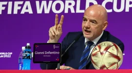Presiden FIFA, Gianni Infantino. Foto: REUTERS/Gareth Bumstead