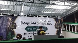mauidoh khasanah yang disampaikan oleh Bapak Kyai Muhammad Asror. Foto: KKN Posko 26 UIN Walisongo Semarang