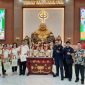 Foto bersama DPD Gemabudhi Sulsel bersama dengan Pengurus Permabudhi Sulsel di Aula Vihara Lahuta Maitreya (Sabtu, 7 Juni 2025) dalam perayaan Peresmian Purna Pugar. Foto: Frengky Fonso, S.T.