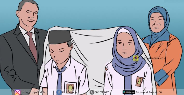 Ilustrasi pernikahan dini. (ist)