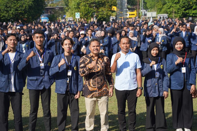 Dokumentasi saat pelepas 1.786 mahasiswa KKN. Foto: Unram