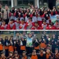 Dokumentasi bersama setelah kegaitan pengamatan burung dan pembuatan terrarium. Foto: KKN 310 UNS