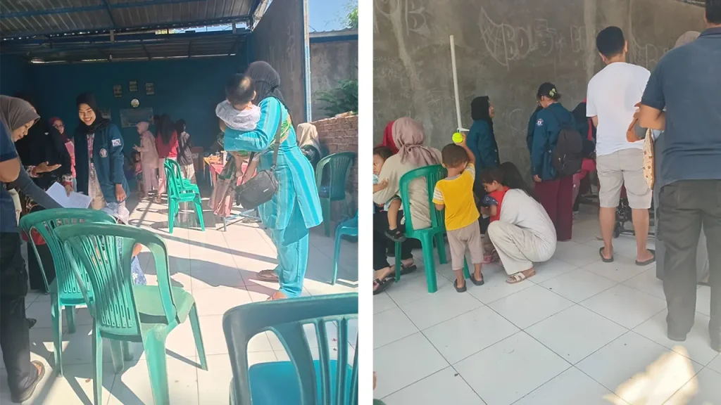 Kegiatan Posyandu Plamongansari. Foto: Pribadi