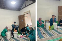Pembuatan Kompos bersama ibu ibu PKK RT 03 Rw 11 Plamongansari. Foto: pribadi