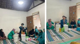 Pembuatan Kompos bersama ibu ibu PKK RT 03 Rw 11 Plamongansari. Foto: pribadi