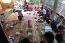 Suasana kebersamaan dalam kegiatan penyuluhan dan pendampingan legalitas produk UMKM bersama KTH Sari Bunga Giyanti di Desa Giyanti, Kecamatan Windusari, Kabupaten Magelang. Foto: pribadi