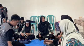 Produk teh herbal dari daun jati hasil olahan mahasiswa KKN UNS yang siap dikonsumsi.  Foto: KKN 05 UNS
