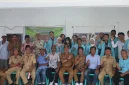 Upacara penerimaan mahasiswa KKN 2 UNS. Foto: KKN 2 UNS
