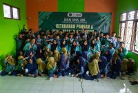 Dokumentasi bersama setelah kegiatan edukasi gizi dan pangan mandiri Jogotirto. Foto: KKN UNS Jogotirto