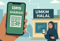 Sinergi antara fintech syariah dan ekonomi kreatif membuka peluang baru bagi pelaku UMKM halal untuk tumbuh inklusif dan berkeadilan melalui layanan digital berbasis nilai Islam.