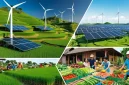 Dari sawah menuju masa depan hijau petani, teknologi ramah lingkungan, dan energi terbarukan bersatu membangun ekonomi sirkular demi bumi yang lebih lestari. Sumber: Beritalingkungan.com