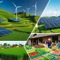 Dari sawah menuju masa depan hijau petani, teknologi ramah lingkungan, dan energi terbarukan bersatu membangun ekonomi sirkular demi bumi yang lebih lestari. Sumber: Beritalingkungan.com
