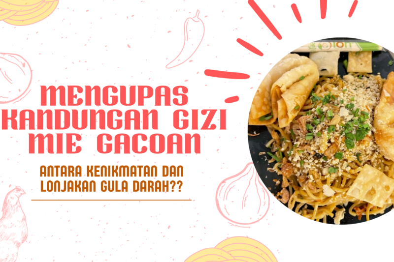 Lezatnya Mie Gacoan memang bikin nagih, tapi tahukah kamu di balik rasa gurih dan kenyalnya tersimpan kandungan pati cepat cerna yang bisa bikin gula darah melonjak? Yuk, nikmati dengan bijak dan tetap jaga keseimbangan gizi!