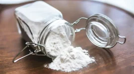 Gambar bubuk pati atau granula pati (mirip tepung putih halus). Sumber: goodnewsfromindonesia.id