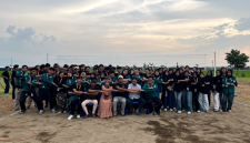 Peresmian lapangan voli sekaligus sebgai penutup kegiatan HMS Project 2025. Foto: Media HMS Project 2025