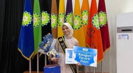 Raisya Rabiah dinobatkan sebagai Duta Keterbukaan informasi publik (KIP) favorit Putri UIN Bandung. Foto: IG: raisyarabiah_ 