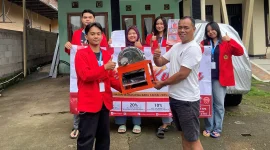 Pelaksanaan Program KKN Sub Kelompok 1 (R11) pada UMKM Kurnia. Foto: Tim Dokumentasi Sub Kelompok 1 (R11)