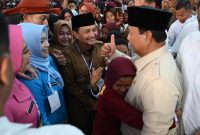 Presiden Prabowo Subianto meresmikan 166 Sekolah Rakyat di seluruh Indonesia yang diselenggarakan di Balai Besar Pendidikan Pelatihan Kesejahteraan Sosial (BBPPKS), Kota Banjarbaru, Provinsi Kalimantan Selatan, pada Senin, 12 Januari 2026. Foto: BPMI Setpres

