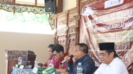 Anggota DPRD Jawa Tengah memaparkan materi dalam acara FGD. Foto: Pribadi