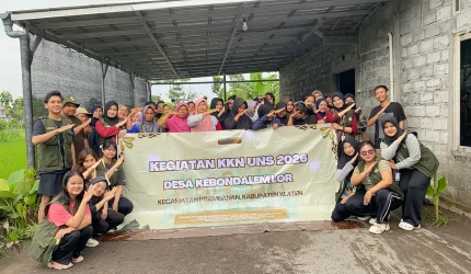 Dokumentasi Kelompok KKN UNS, Kelompok Wanita Tani (KWT) Tegalrejo, dan Kelompok Bank Sampah Tegalrejo. Foto: Tim KKN 67 Desa Kebondalem Lor, Prambanan, Klaten