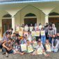 Kelompok KKN UNS 163 bersama anak-anak TPA Masjid Jami’ Sonosari. Foto : Dok. KKN UNS 163