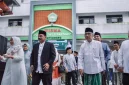 Bupati dan jajaran Forkopimda Kabupaten Nganjuk tiba di Pondok Pesantren Al Ubaidah, Kertosono, untuk menghadiri penutupan Safari Ramadan, Senin (16/3/2026). Foto: Pribadi