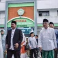 Bupati dan jajaran Forkopimda Kabupaten Nganjuk tiba di Pondok Pesantren Al Ubaidah, Kertosono, untuk menghadiri penutupan Safari Ramadan, Senin (16/3/2026). Foto: Pribadi