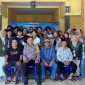 Foto bersama peserta dan mahasiswa KKN-T UNS Kelompok 100. Foto: Dokumentasi Pribadi KKN-T UNS Kelompok 100