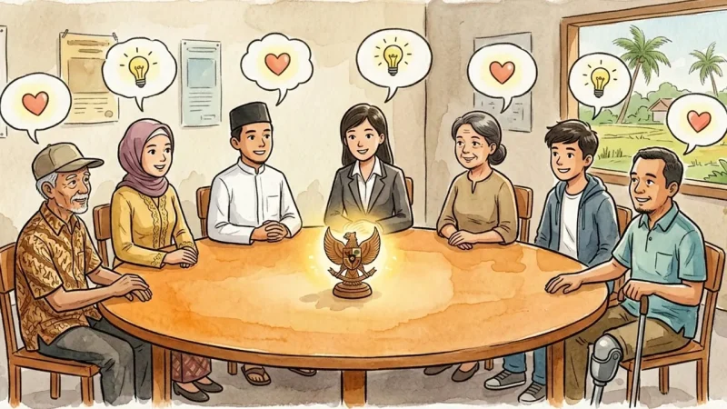 Musyawarah adalah ruang di mana perbedaan bertemu untuk tujuan bersama. (GG)