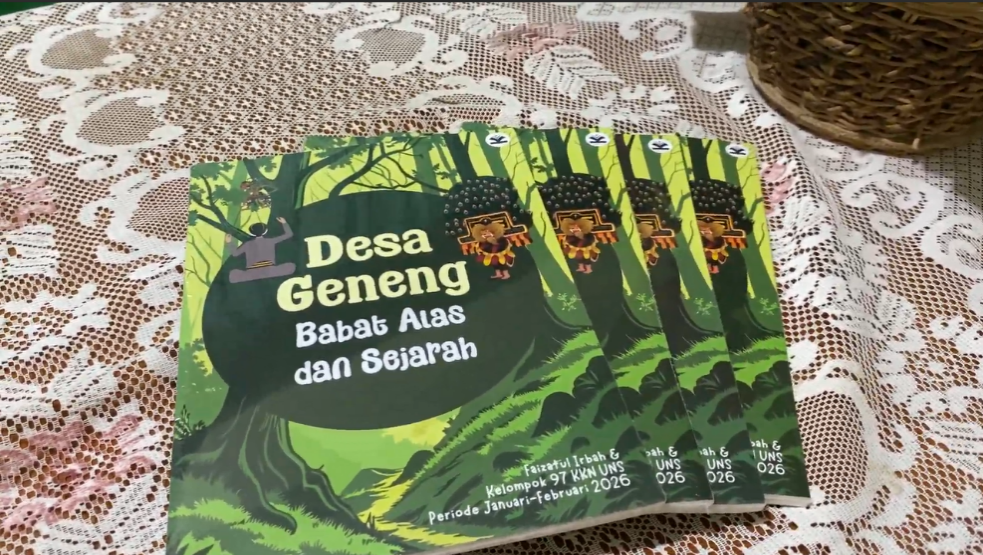 Hasil cetak buku. Foto: Dokumentasi pribadi Kelompok 97 KKN UNS