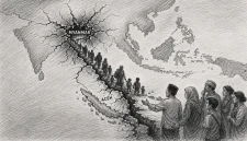 Konflik yang jauh tidak pernah benar-benar jauh ketika dampaknya menembus batas negara. (GG)