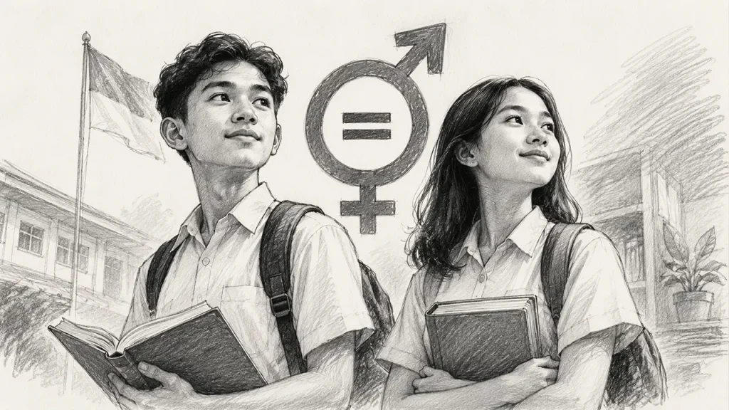 Ilustrasi kesetaraan gender (GG)