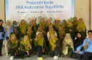 Dokumentasi bersama setelah pelaksanaan Program GEBYUR (Gerakan Ibu Makan Sayur) bersama Tim Penggerak PKK Kalurahan Tegaltirto. (doc pribadi)