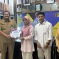 Mahasiswa Administrasi Negara Untag Surabaya dalam kegiatan pendukung kerja sama kelembagaan bersama Balai Pelayanan dan Rehabilitasi Sosial PMKS Sidoarjo. (doc. pribadi)
