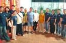 Pengurus, anggota, dan pembina GEMABUDHI Sulawesi Selatan berfoto bersama usai mengikuti kegiatan Bergema Temple Explorer dan sembahyang bersama di Cetiya Panca Dharma Selatan, Makassar, Sabtu (13/6/2026). Foto: Pribadi