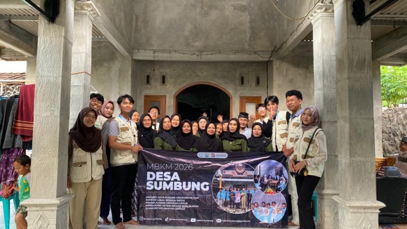 Dokumentasi bersama. foto : Tim Hibah JARPAK  Universitas Sebelas Maret Desa Sumbung 