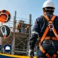 Ilustrasi Salah satu perlengkapan yang perlu diperhatikan adalah full body safety harness. Sebelum digunakan, sejumlah komponen seperti webbing, D-ring, buckle, serta lanyard dan hook perlu diperiksa untuk memastikan kondisinya layak dan sesuai dengan kebutuhan pekerjaan.