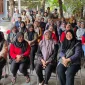 Dokumetasi bersama setelah pelaksanaan program Sosialisasi, Edukasi, dan Pembentukan Kelompok Sedekah Sampah di Padukuhan Sawo, Kalurahan Sumberharjo, Kapanewon Prambanan, Kabupaten Sleman, Daerah Istimewa Yogyakarta. (Dok. Pribadi/KKN 241 UNS)