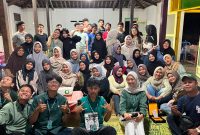 Pemuda Desa Tegalgondo mengikuti edukasi dan pemeriksaan kesehatan bersama KKN 142 UNS pada Minggu (26/7/2026). (Dok. Pribadi/KKN 142 UNS)