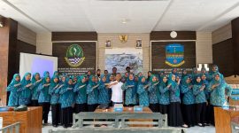 Foto Bersama Kader PKK Desa Bojong. Foto: Dok. Pribadi/KKN 208 UNS