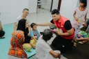 Anthony Norman Lianto dalam salah satu kegiatannya bersama tim tanggap bencana PSI.
