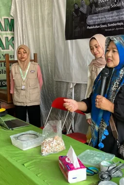KKN 241 UNS Dorong Penerapan SDGs melalui Pengelolaan Cangkang Telur di Desa Sawo