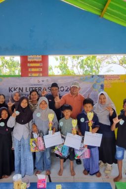 Lomba Seni Literasi KKN 292 UNS Dorong Kreativitas Anak Desa Tawangsari