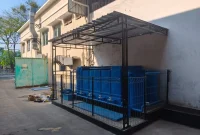 Hasil Akhir IPAL Industri Sentral Kitchen Excelso Surabaya. | Sumber: ipal-tfg.co.id