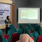 Pemaparan Materi mengenai Pemanfaatan Cangkang Telur sebagai Pupuk Organik. Foto: Dok. Pribadi/KKN 179 UNS
